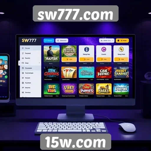 Análise da interface do usuário do site sw777.com